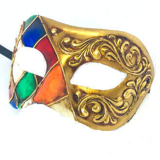Venetian Masquerade Mask Colombina Ibiz