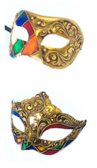 Venetian Masquerade Couples Masks- Colombina Ibiz