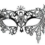 Venetian Filigree Mask Colombina Lusso Splendida