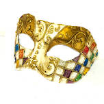 Venetian Masquerade Mask Colombina Carnevale 3